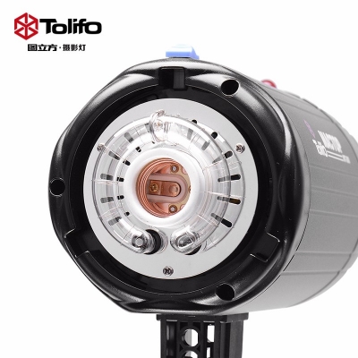 Tolifo圖立方曼圖MT-400L攝影閃光燈400W數(shù)碼顯示